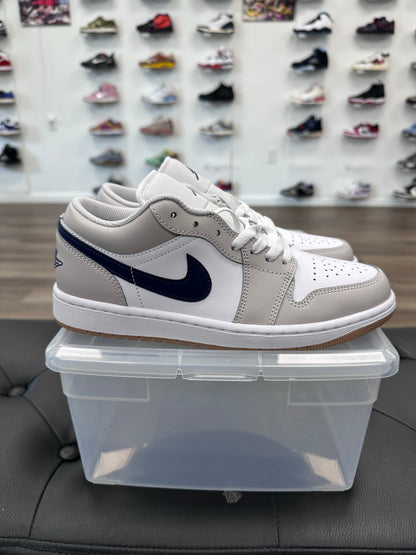 Jordan 1 Low Midnight Navy Neutral Grey