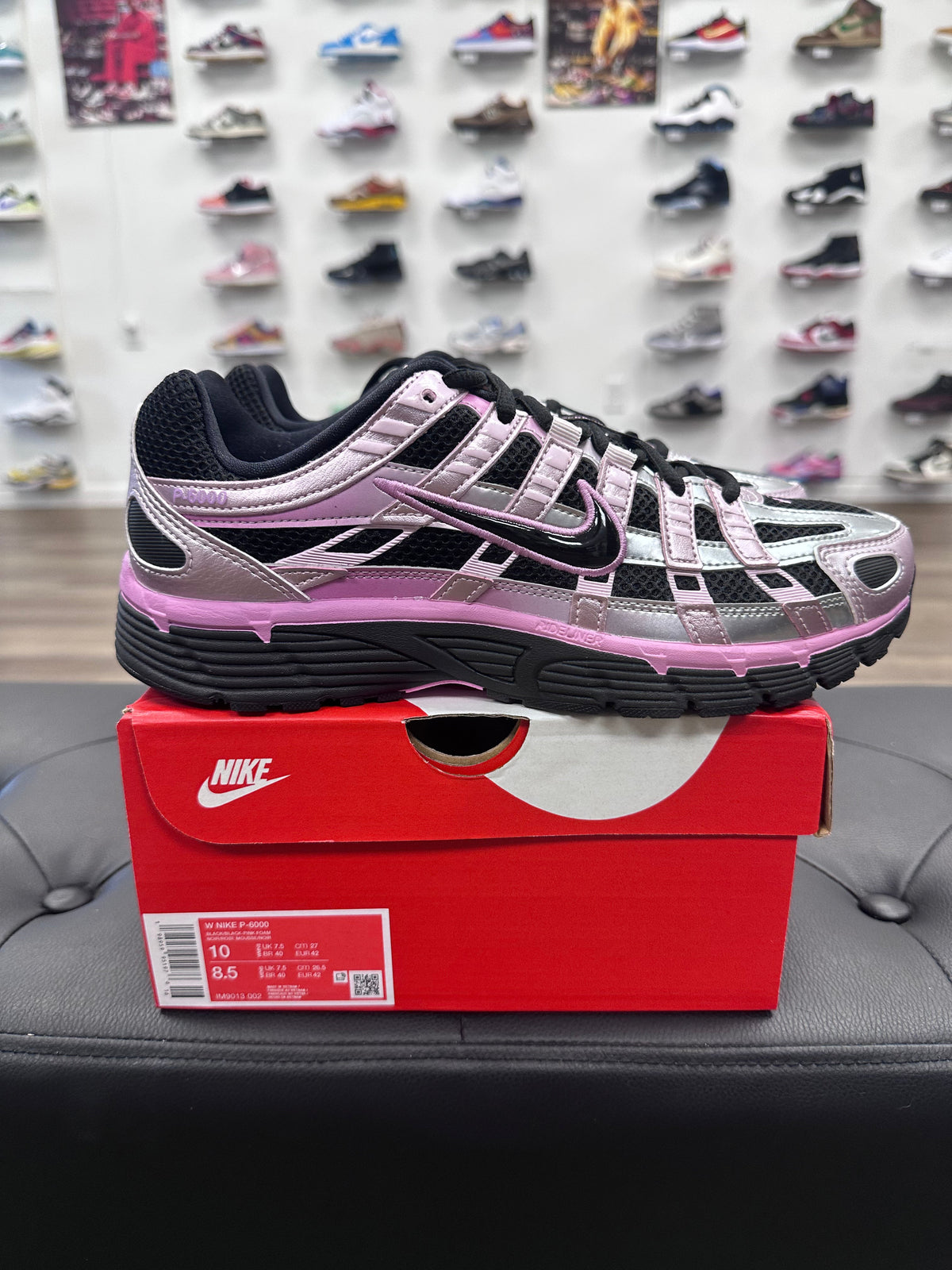 Nike P-6000 Triple Black (Women's)
