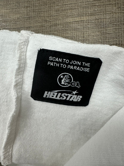 Hellstar HStar Horizontal T-Shirt White - Size Medium