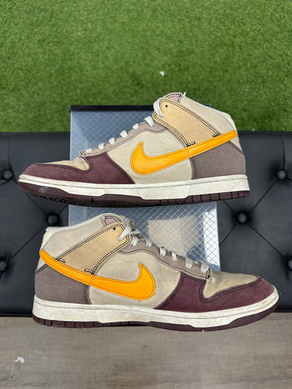 Nike Dunk Mid Coconut Milk Plum Orange