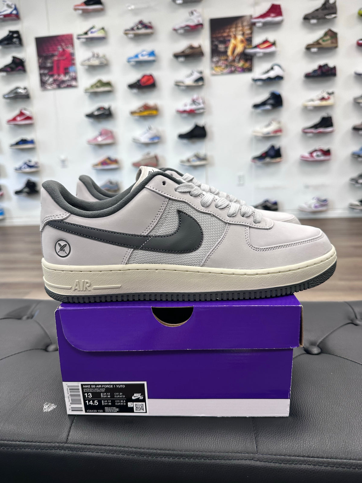 Nike SB Air Force 1 Low Yuto Horigome White Iron Grey