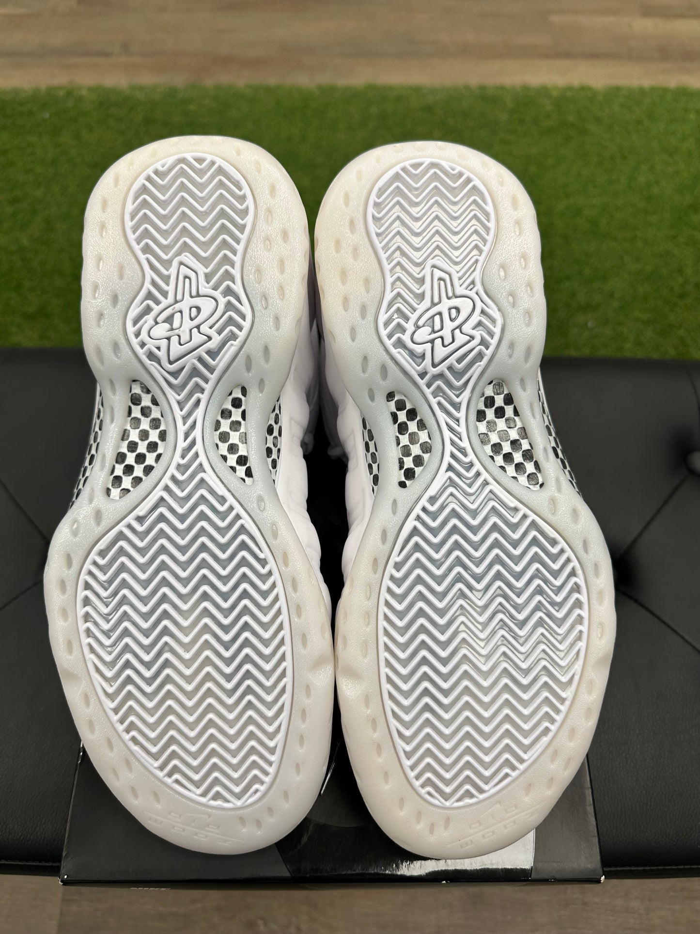 Nike Air Foamposite One Triple White - Size 9.5