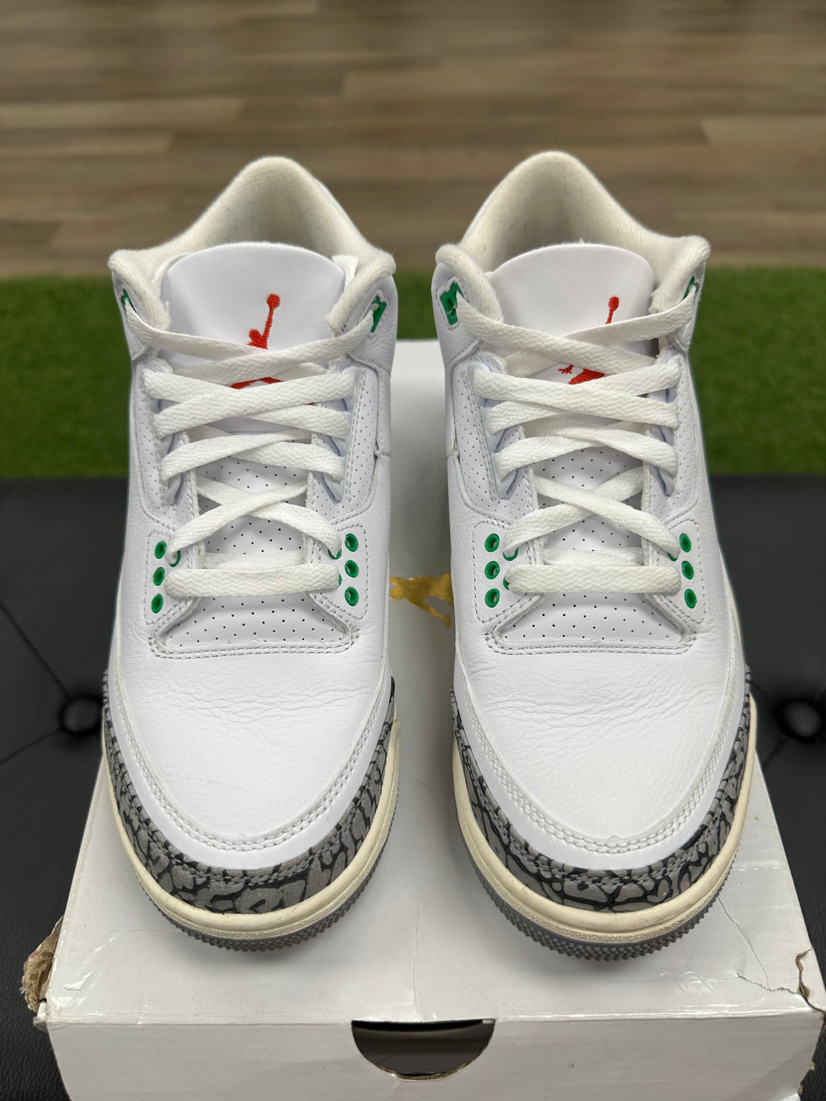 Jordan 3 Retro Lucky Green (Women's)