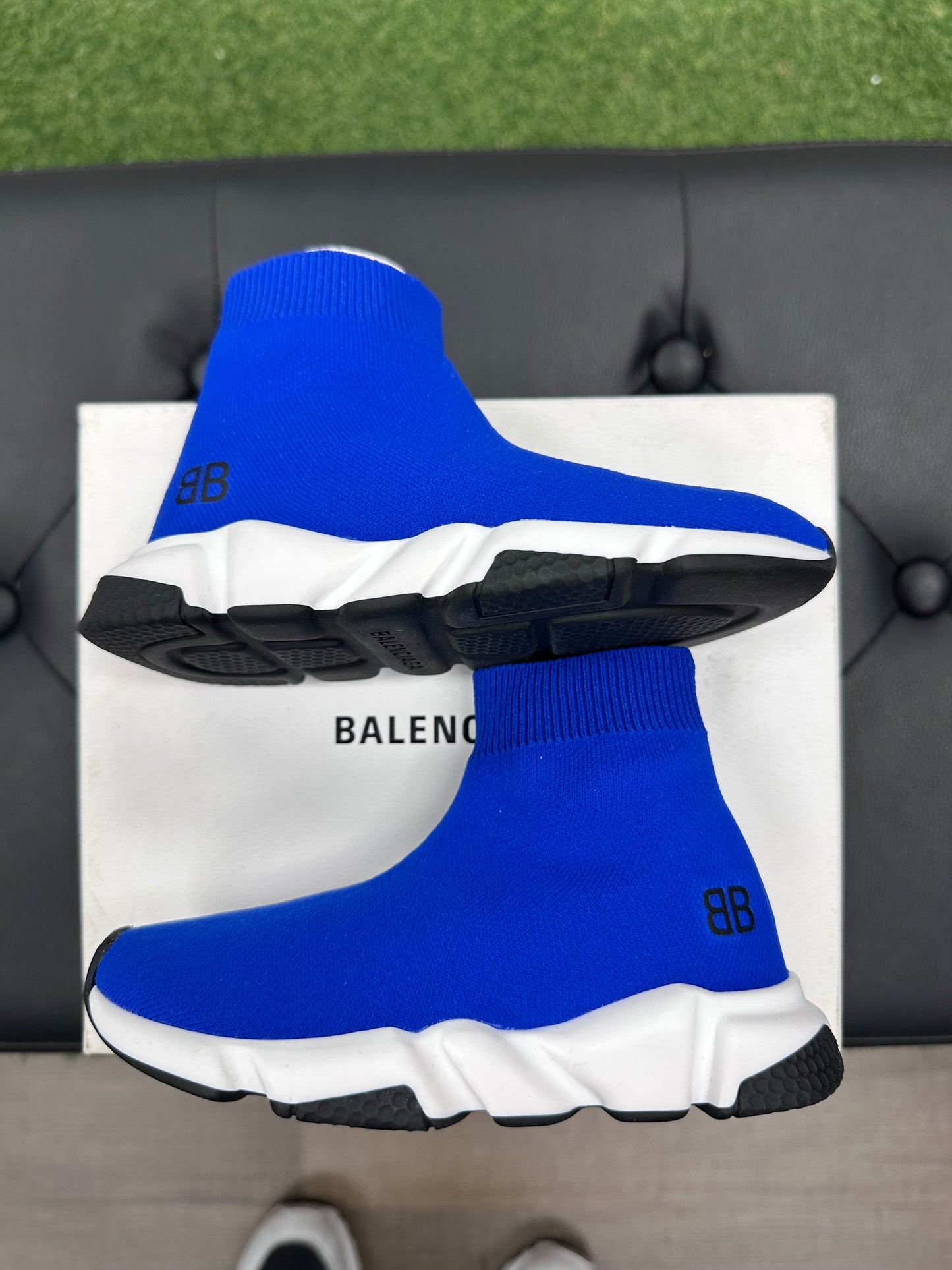 Balenciaga Speed Sneaker Blue Kids - Size 9/9.5