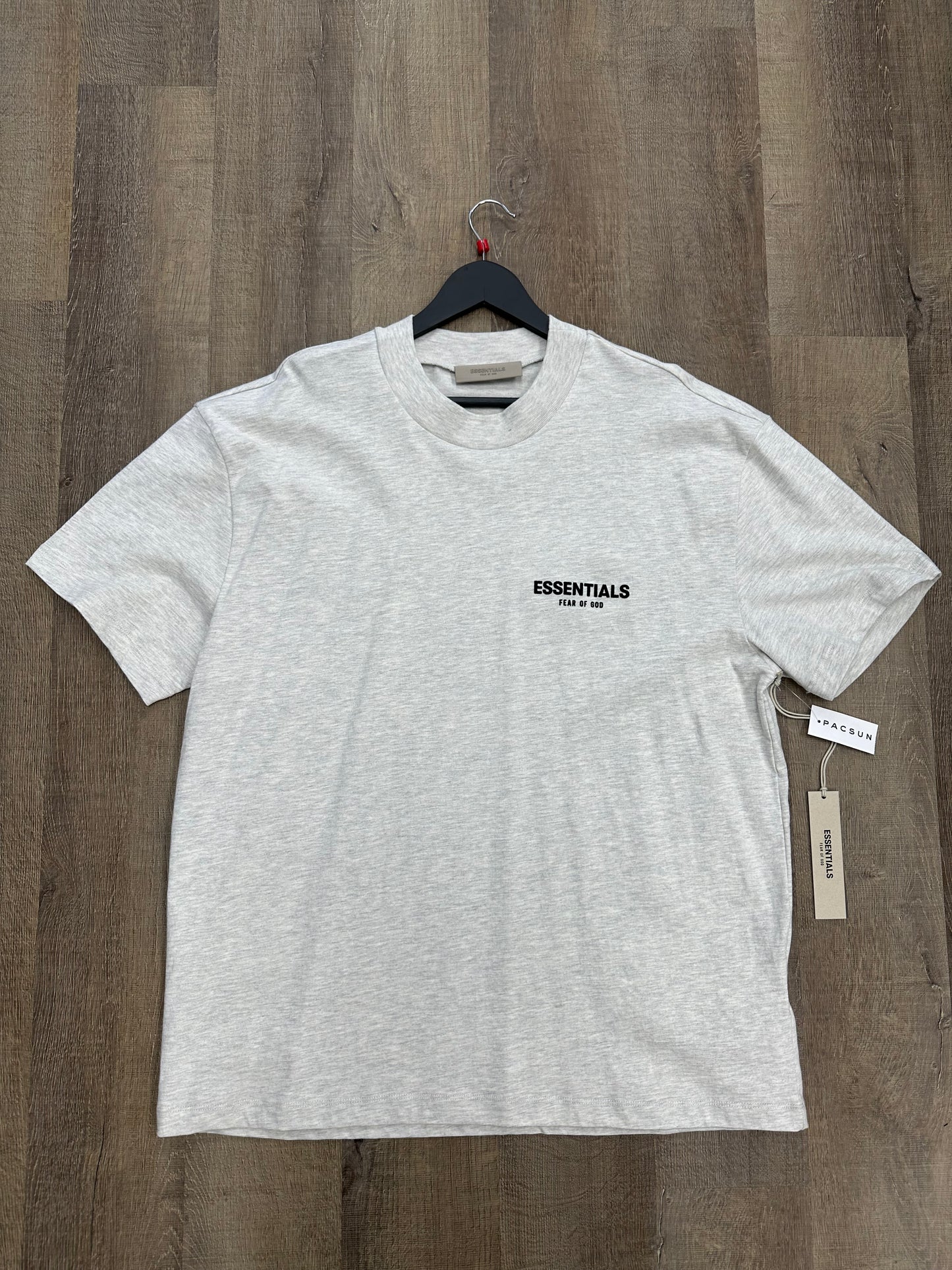 Fear of God Essentials Tee Light Oatmeal - Size Large