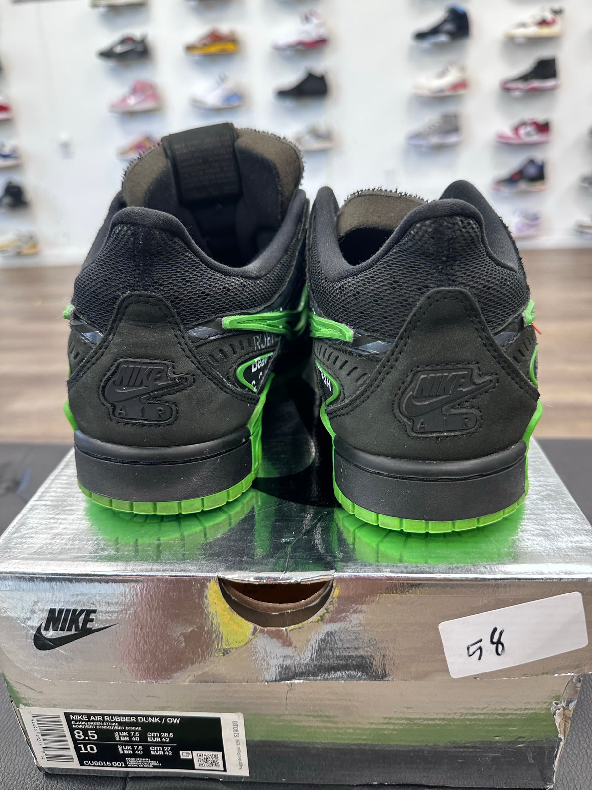Nike Air Rubber Dunk Off-White Green Strike
