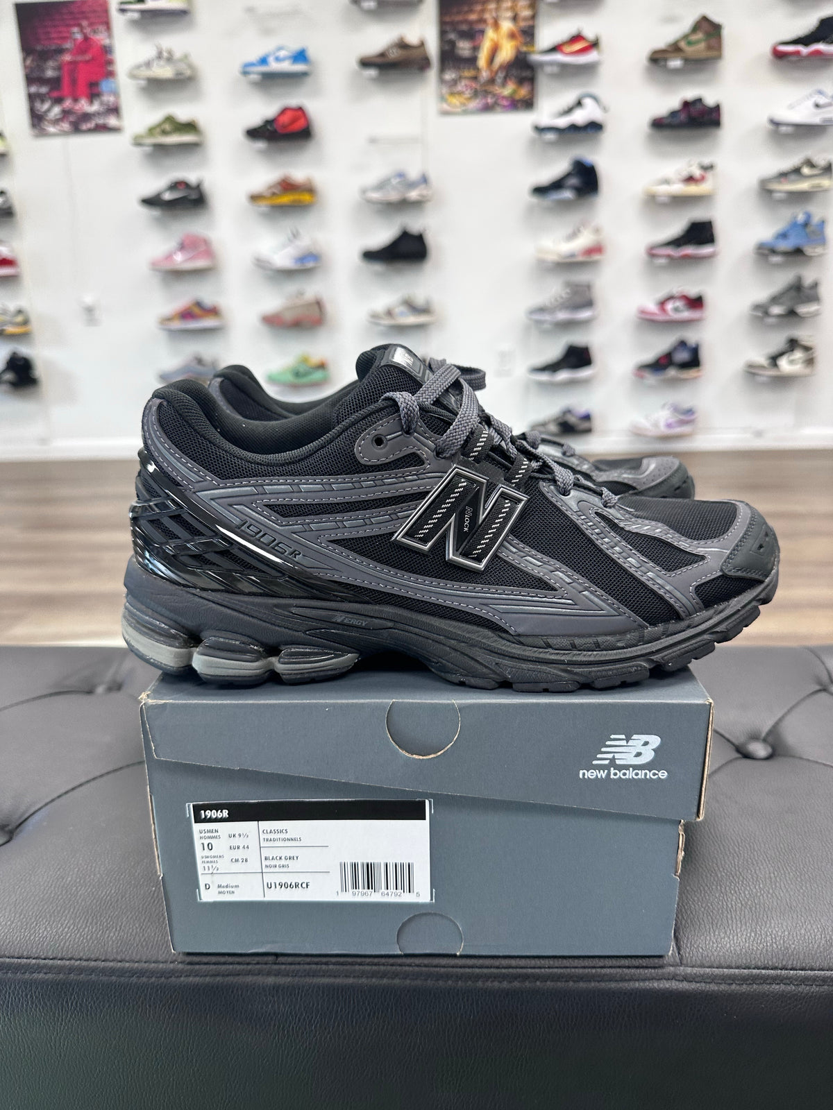 New Balance 1906R Black Grey White