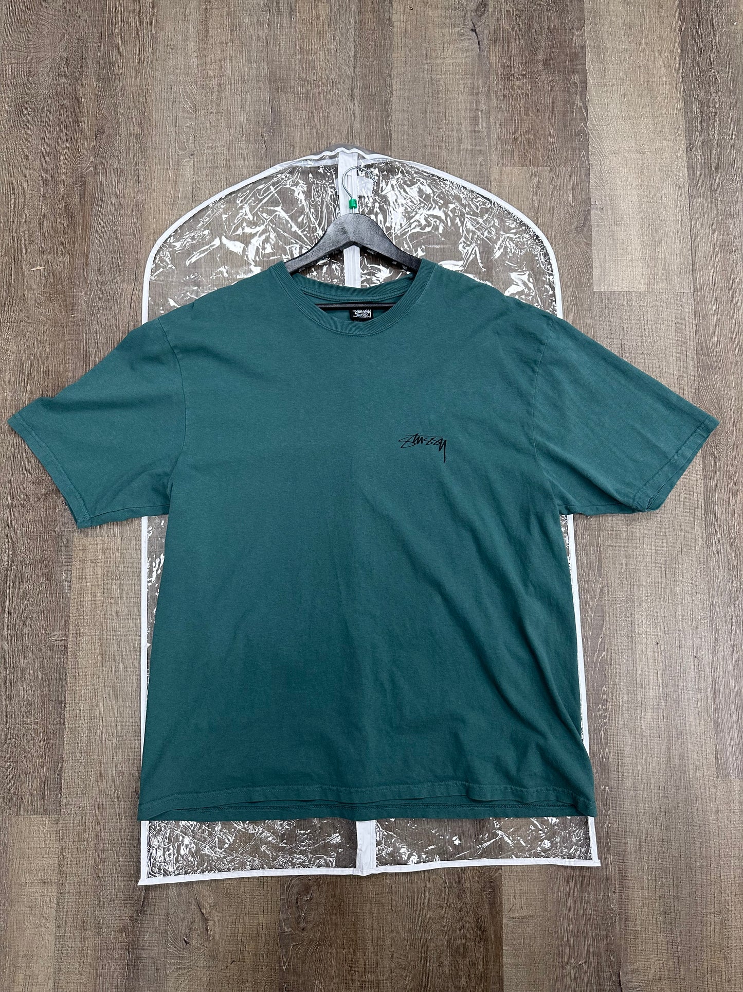 Stussy Snake T-Shirt Green - Size XL (U)