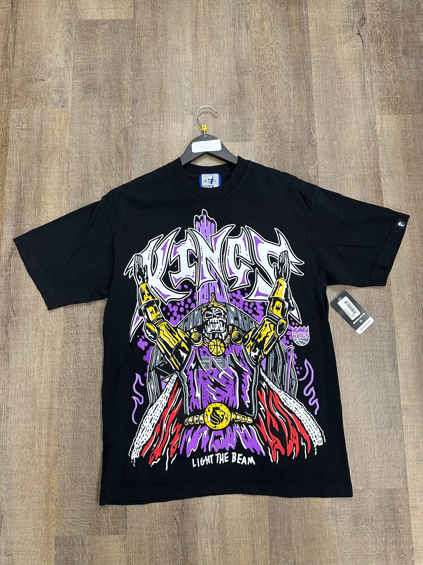 Warren Lotas x Sacramento Kings Light The Beam Tee - Size Medium