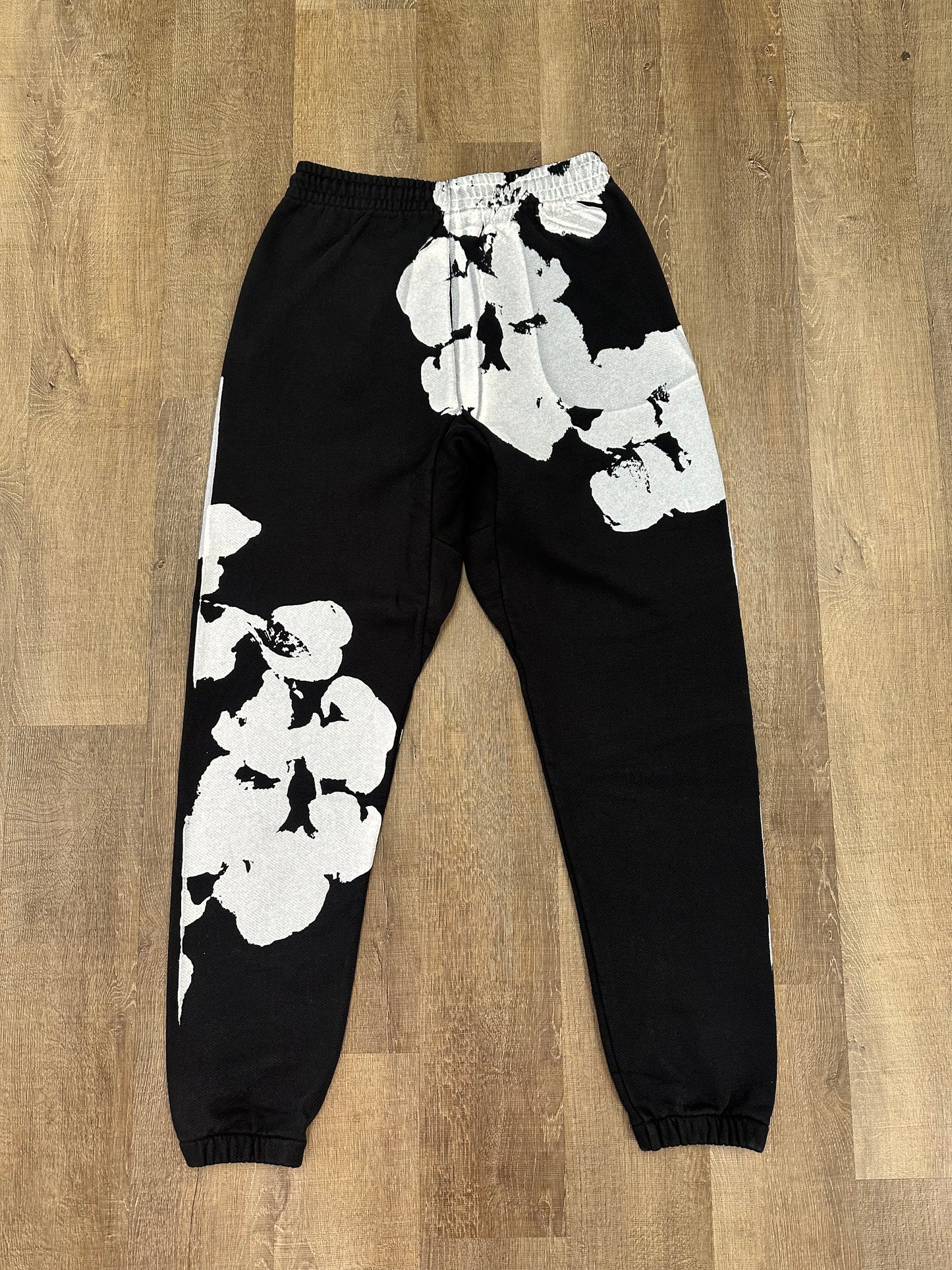 Denim Tears Biggie Cotton Wreath Sweatpants Black - Mens