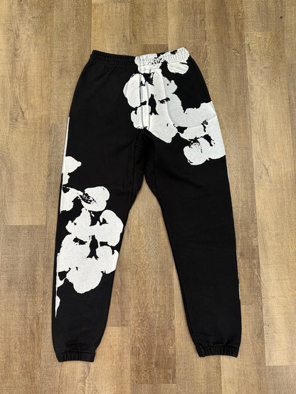 Denim Tears Biggie Cotton Wreath Sweatpants Black - Mens