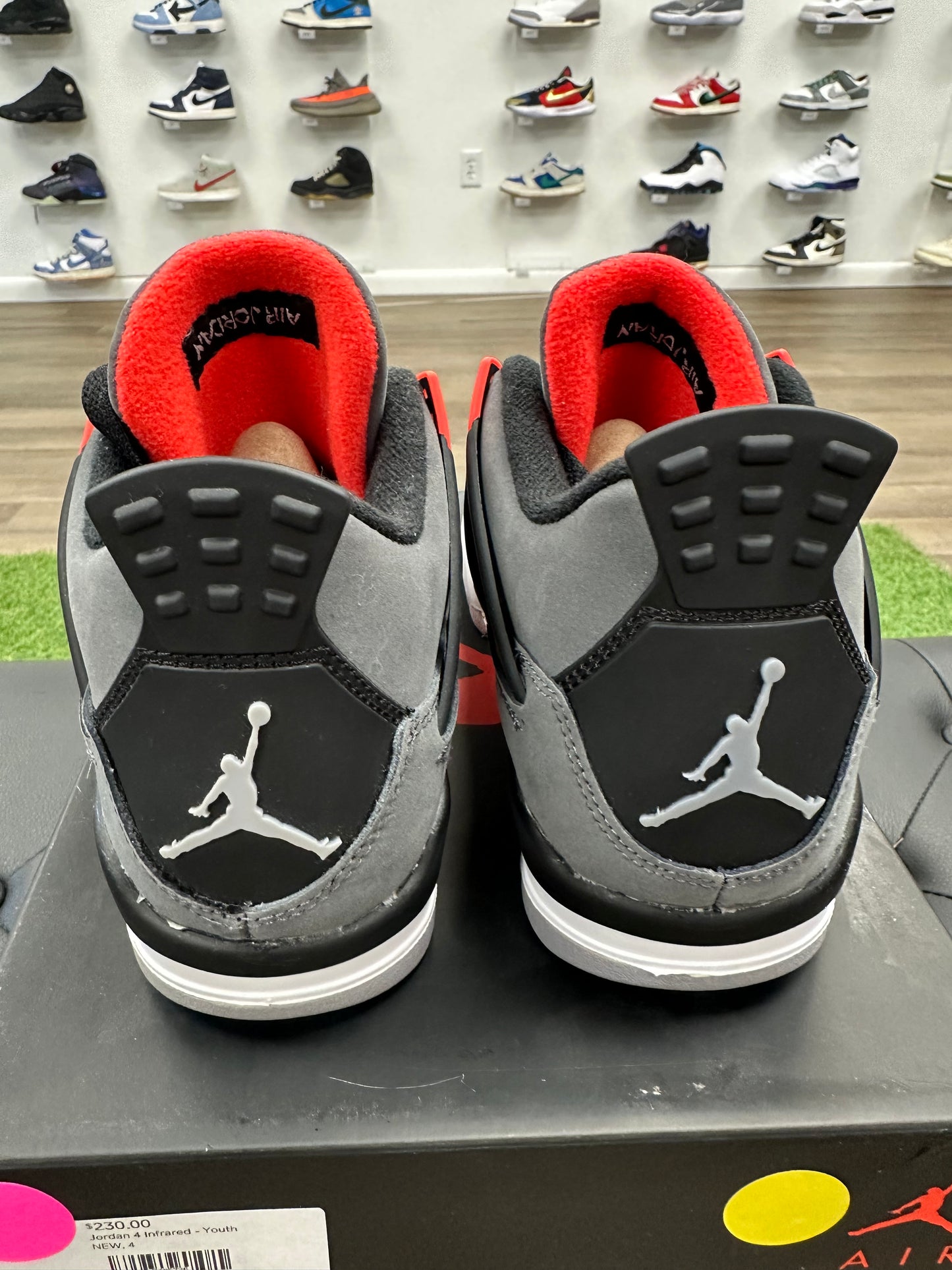 Jordan 4 Retro Infrared (GS) - Size 4
