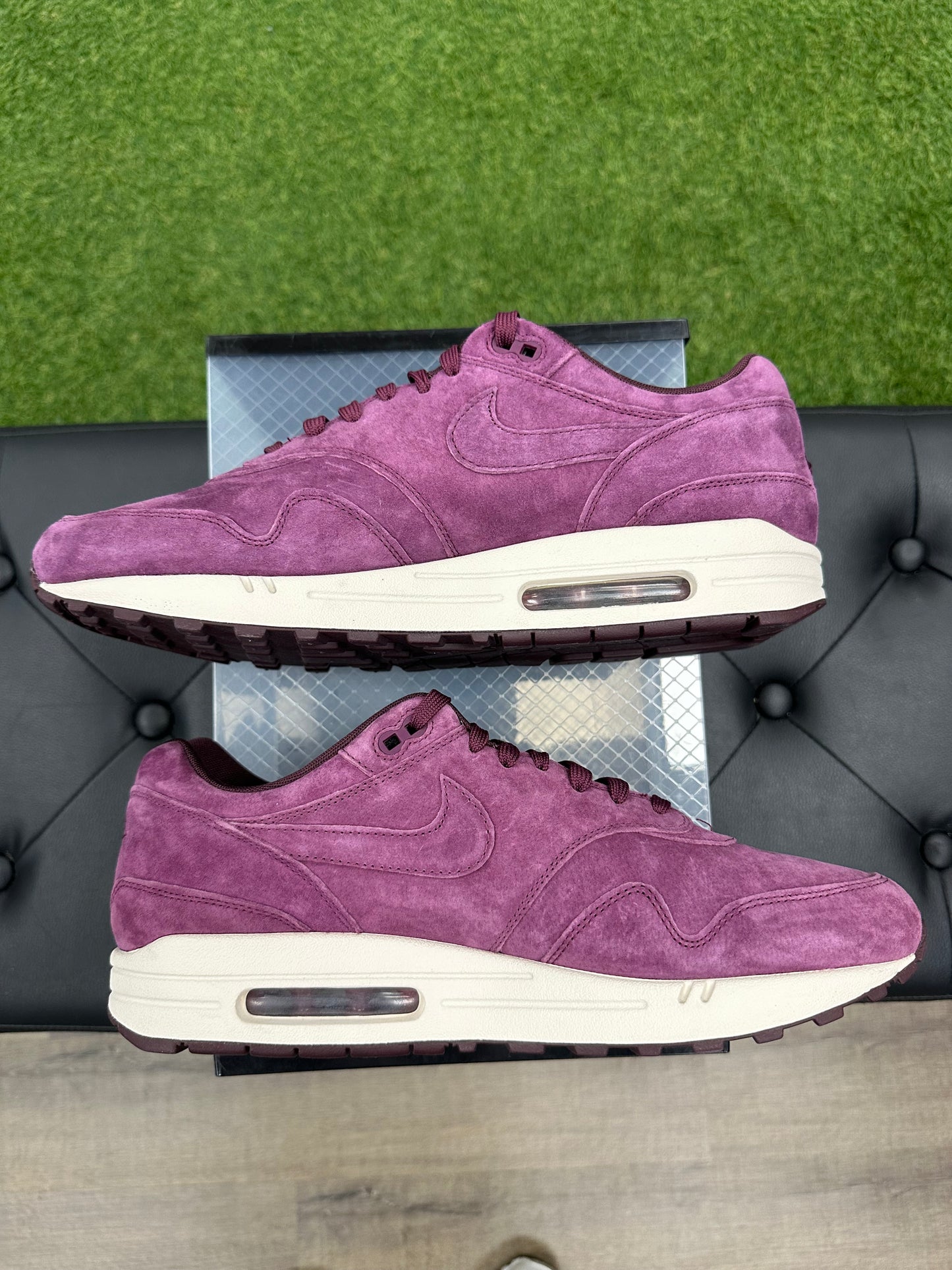 Nike Air Max 1 Bordeaux Desert Sand - Size 12 (U)