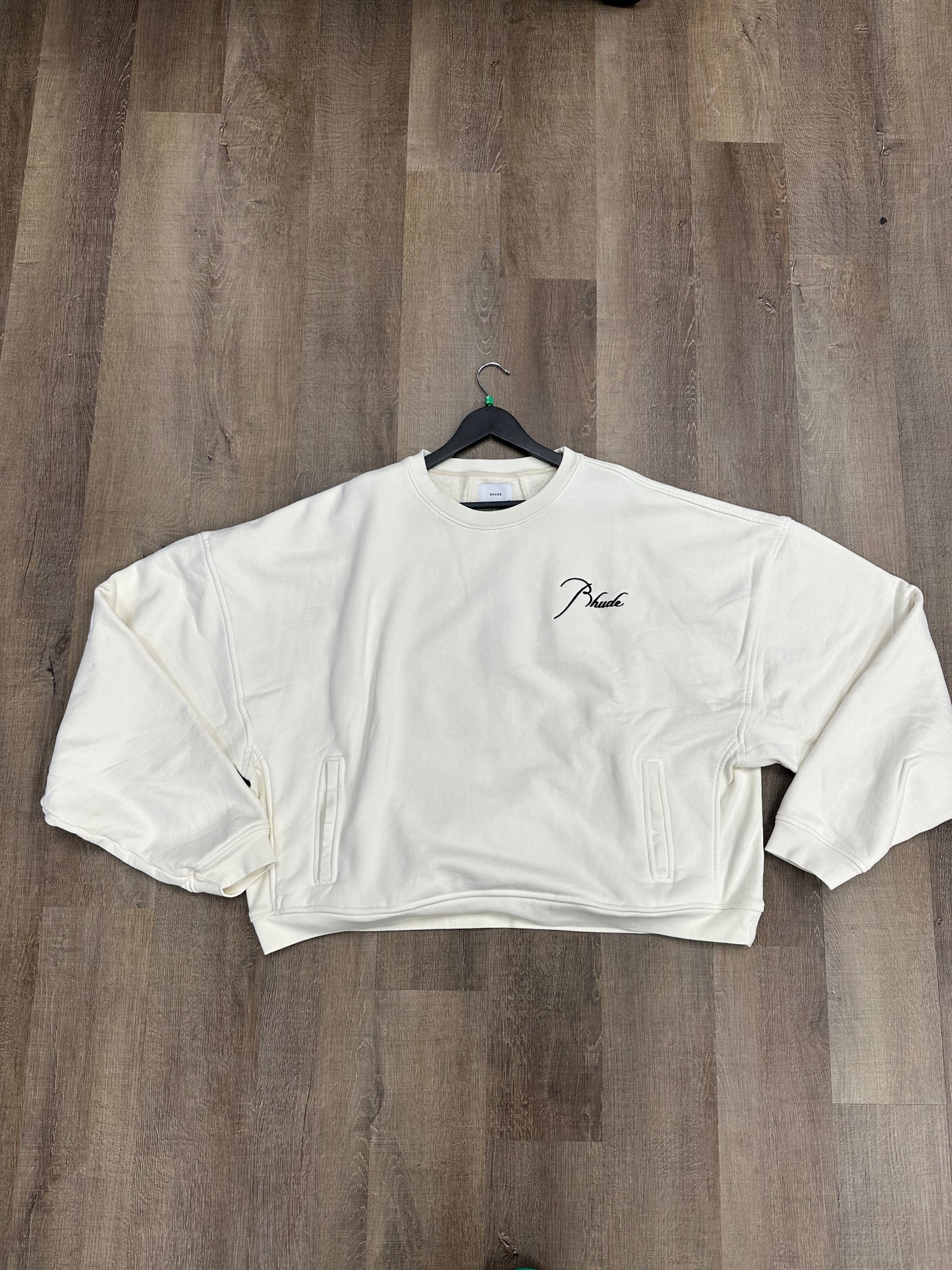 RHUDE Crewneck Vintage White - Mens