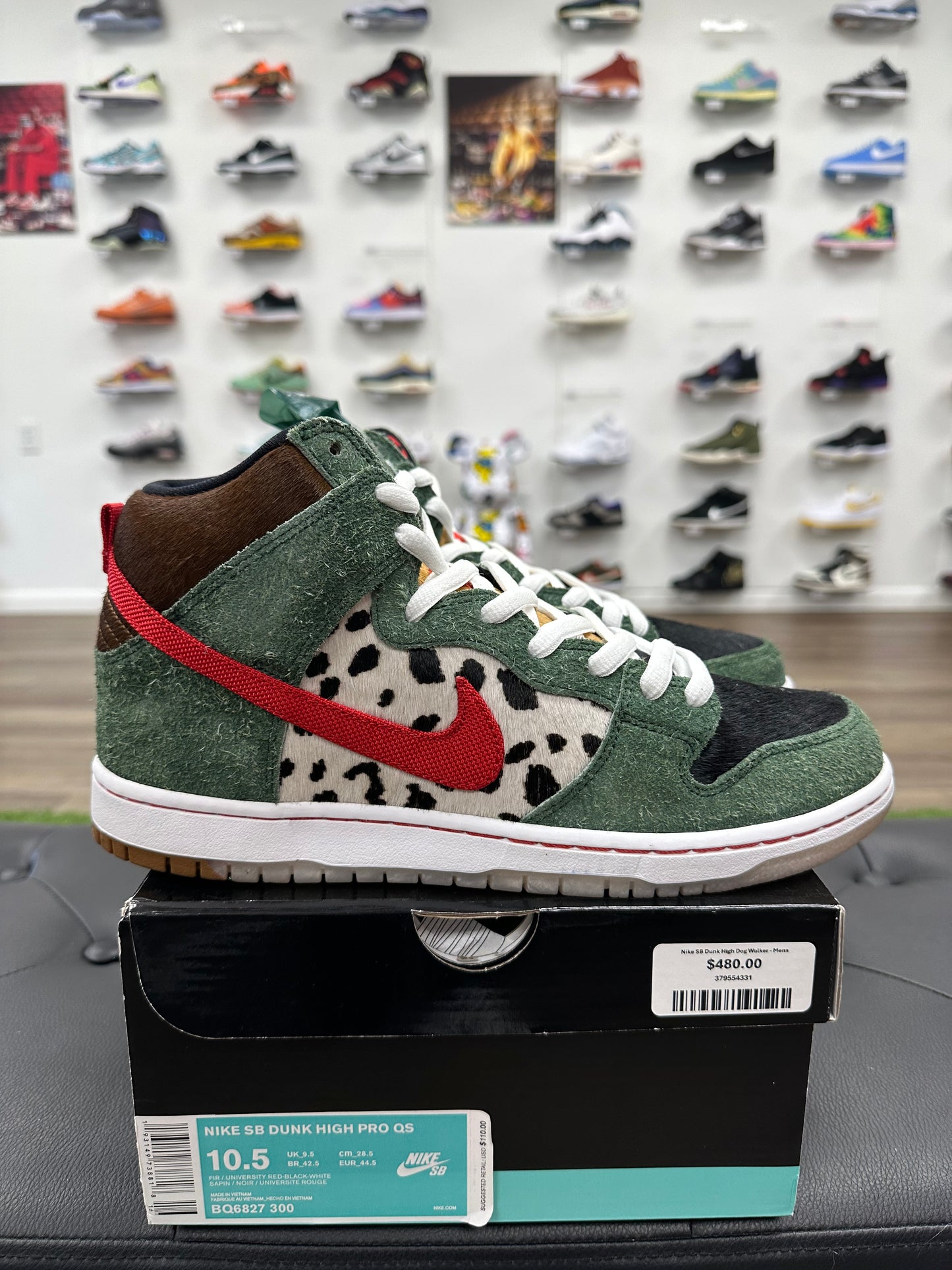 Nike SB Dunk High Dog Walker - Size 10.5