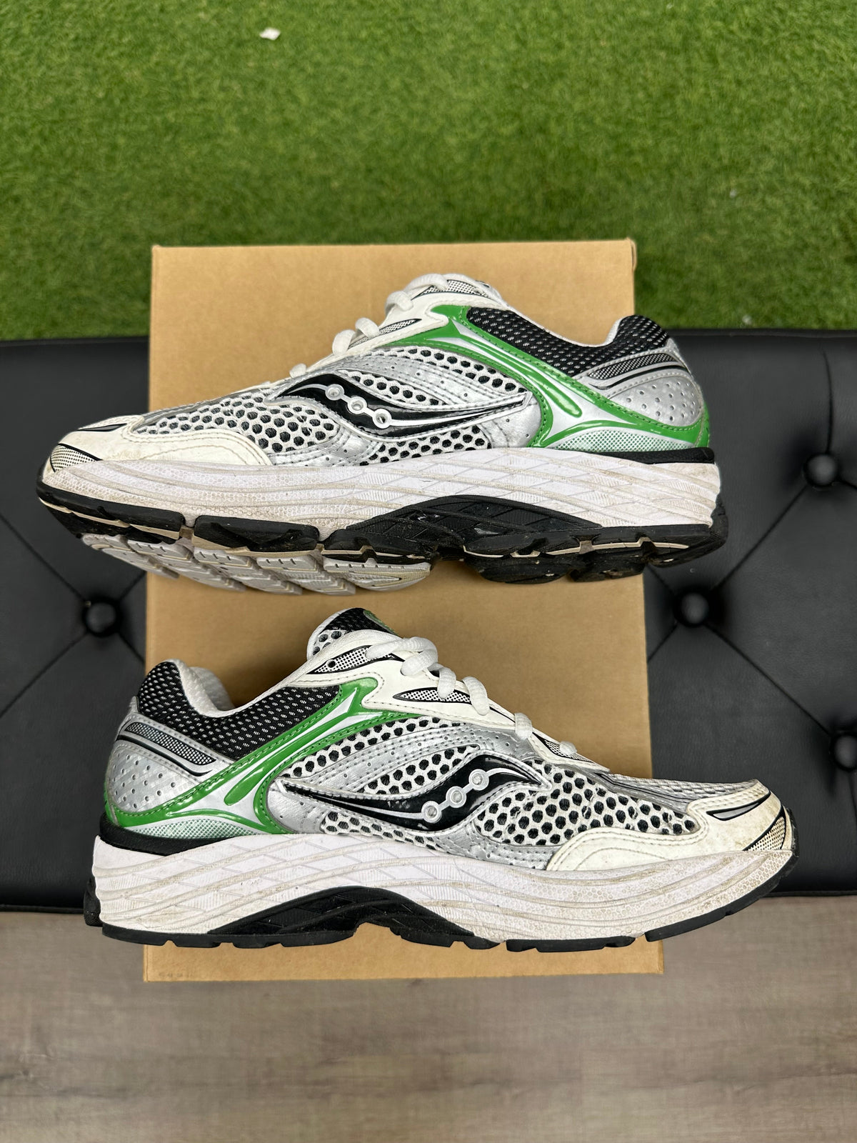 Saucony ProGrid Omni 9 Silver Green