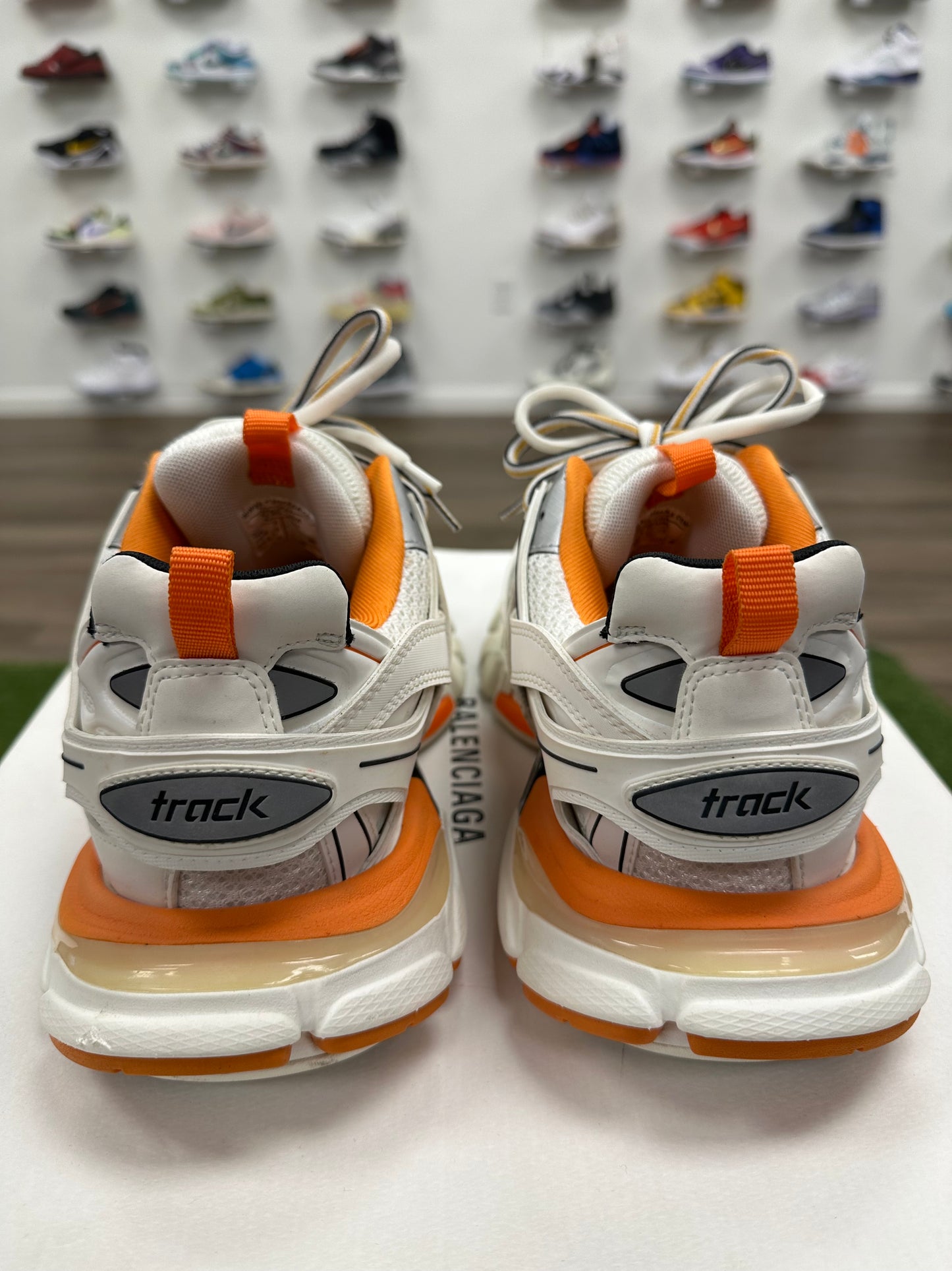Balenciaga Track White Orange - Mens (U8)