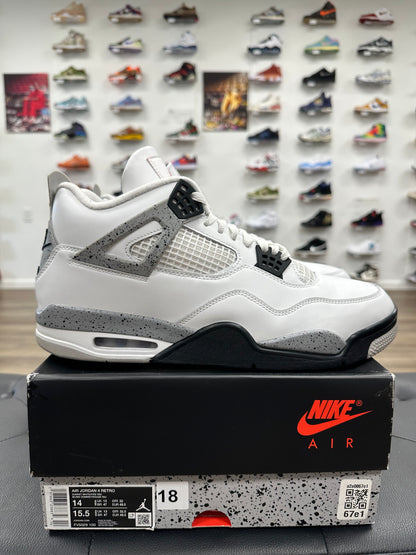 Jordan 4 Retro White Cement (2025) - Size 14 (U)