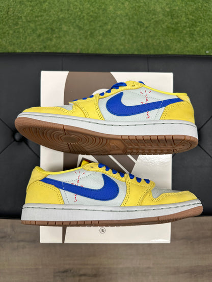 Jordan 1 Retro Low OG SP Travis Scott Canary (Women's) - Size 6W (U)
