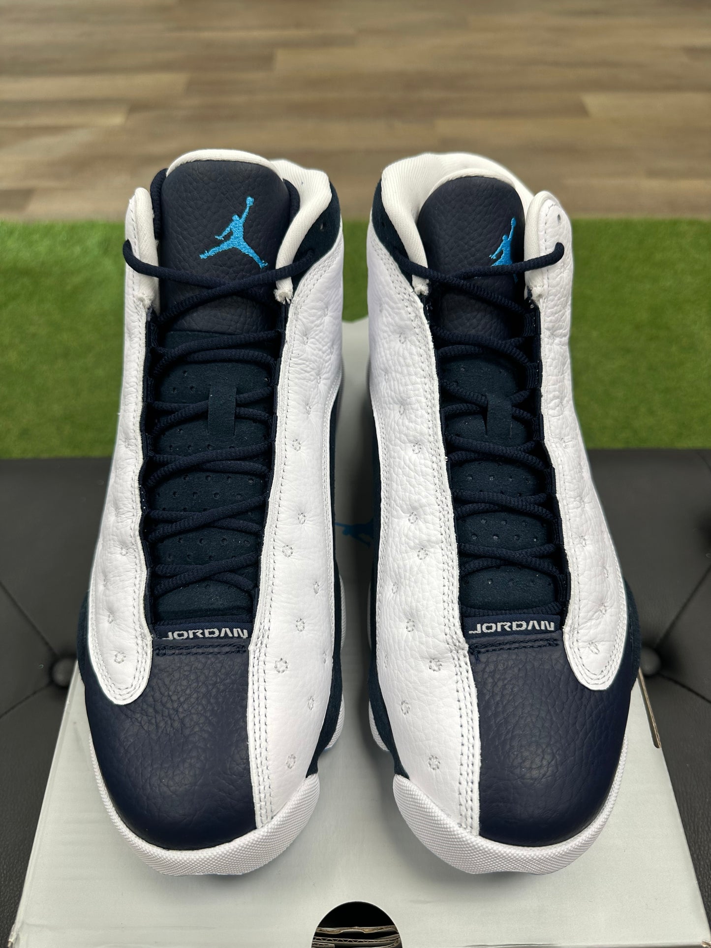 Jordan 13 Retro Obsidian Powder Blue White - Size 10