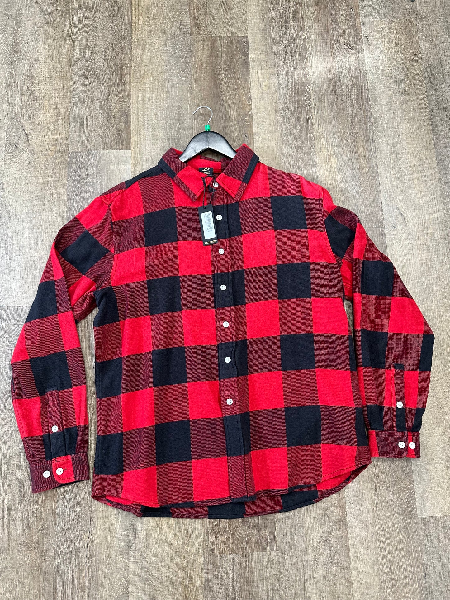 OVO Buffalo Plaid Flannel Shirt Red - Mens