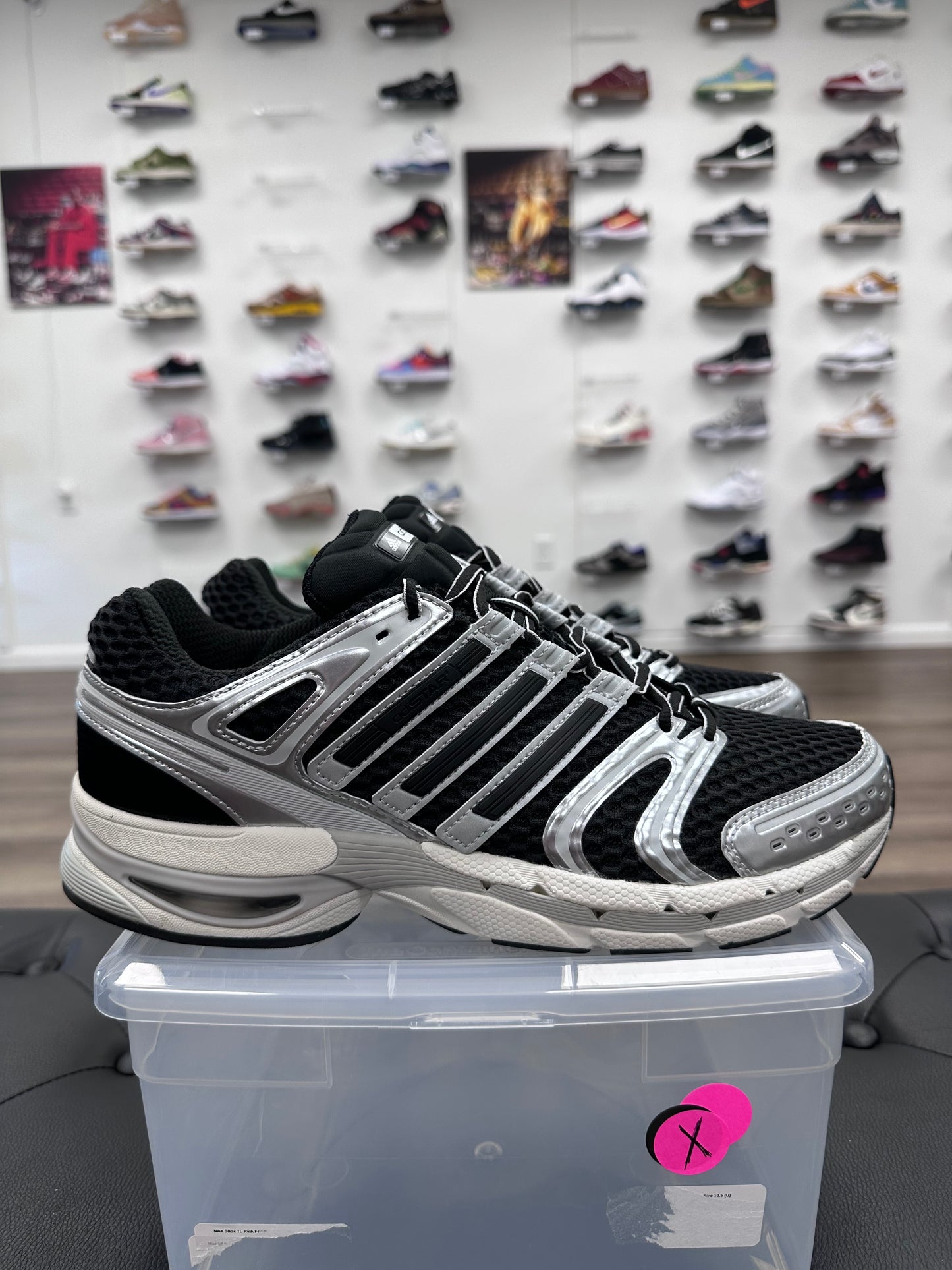 adidas Adistar Control 5 Black Silver Metallic - Size 10.5 (U)