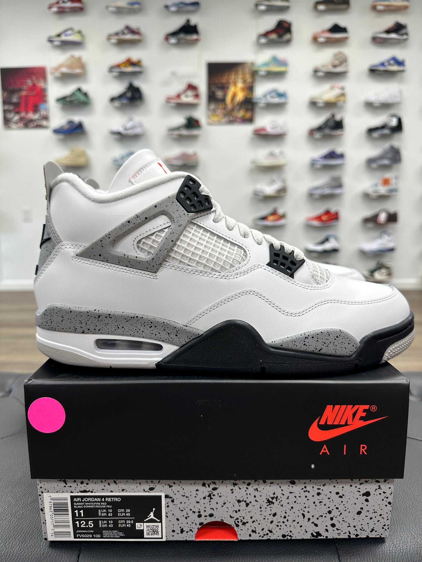 Jordan 4 Retro White Cement (2025) - Size 11