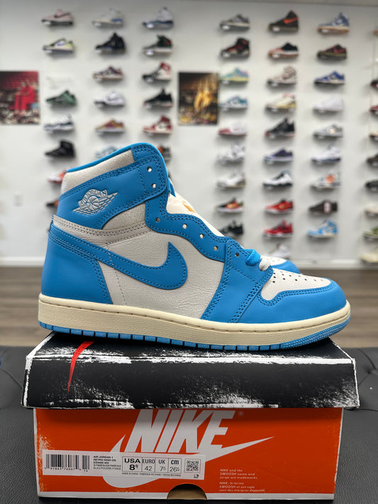 Jordan 1 Retro High OG UNC Reimagined - Size 8.5