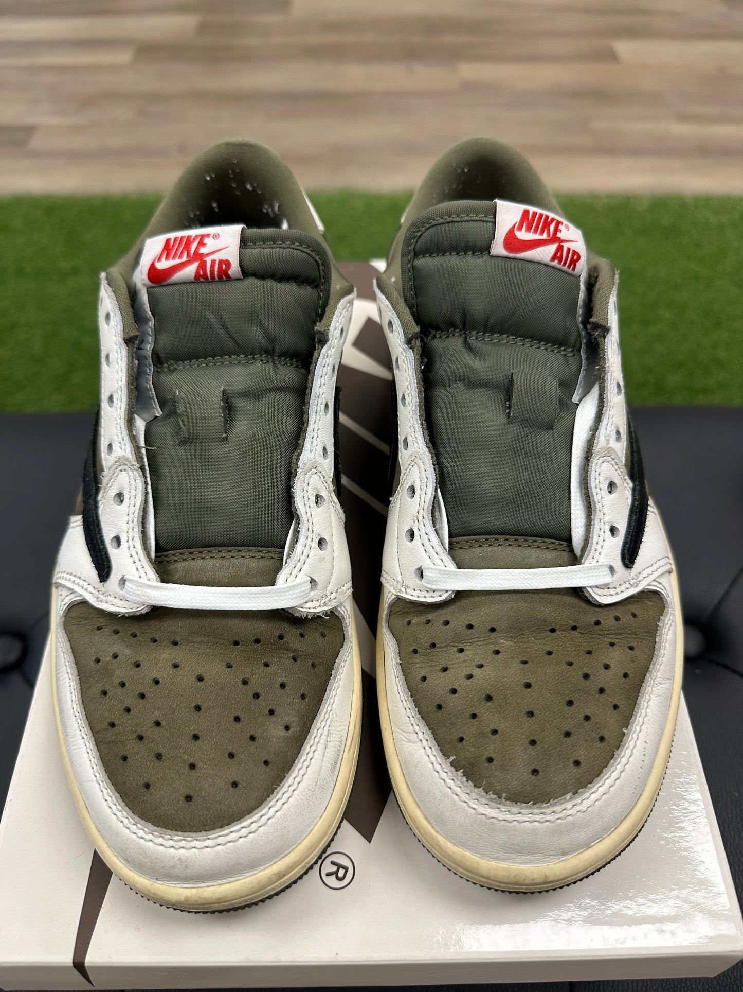 Jordan 1 Retro Low OG SP Travis Scott Medium Olive - Size 8 (U)