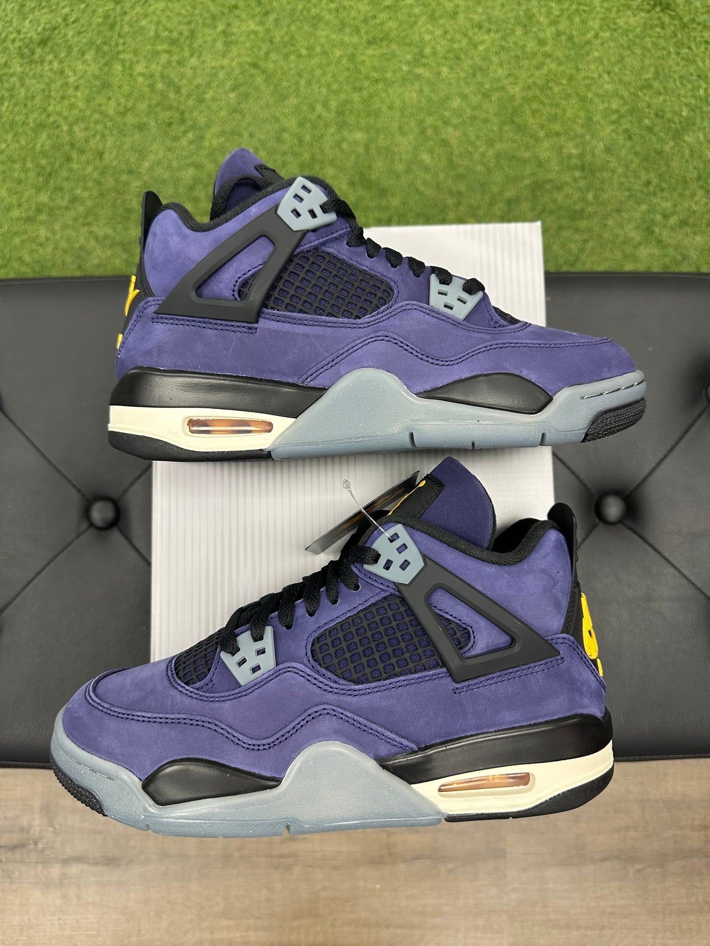 Jordan 4 Retro Lakers (GS) - Size 6