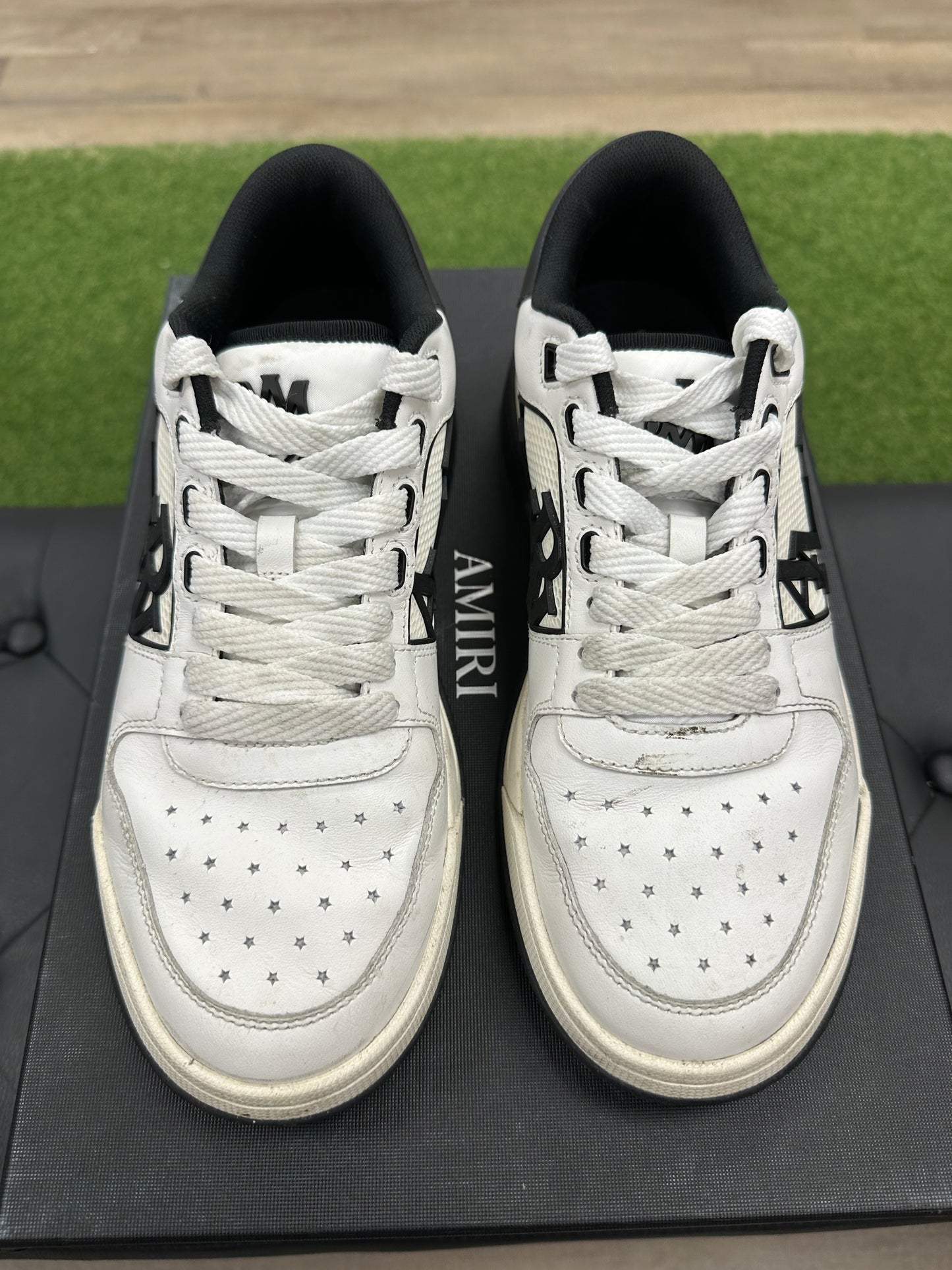 AMIRI Classic Low White Black - Size 8 (U)
