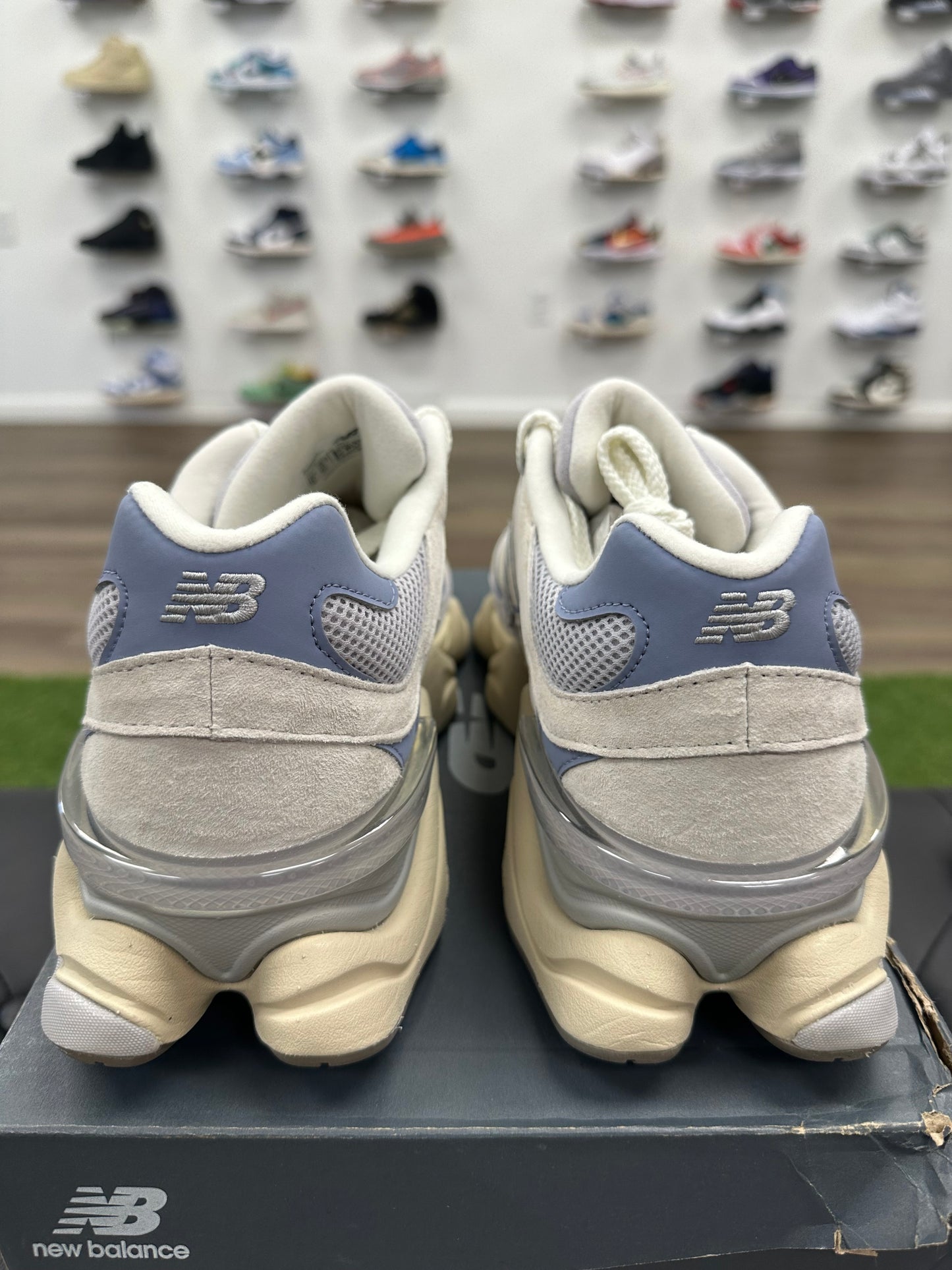 New Balance 9060 Pearl Grey Linen - Size 9.5