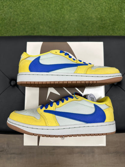 Jordan 1 Retro Low OG SP Travis Scott Canary (Women's) - Size 6W (U)