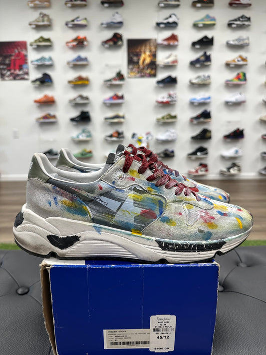 Golden Goose Running Sole Sneaker Paint Drip - Size 12 (U)