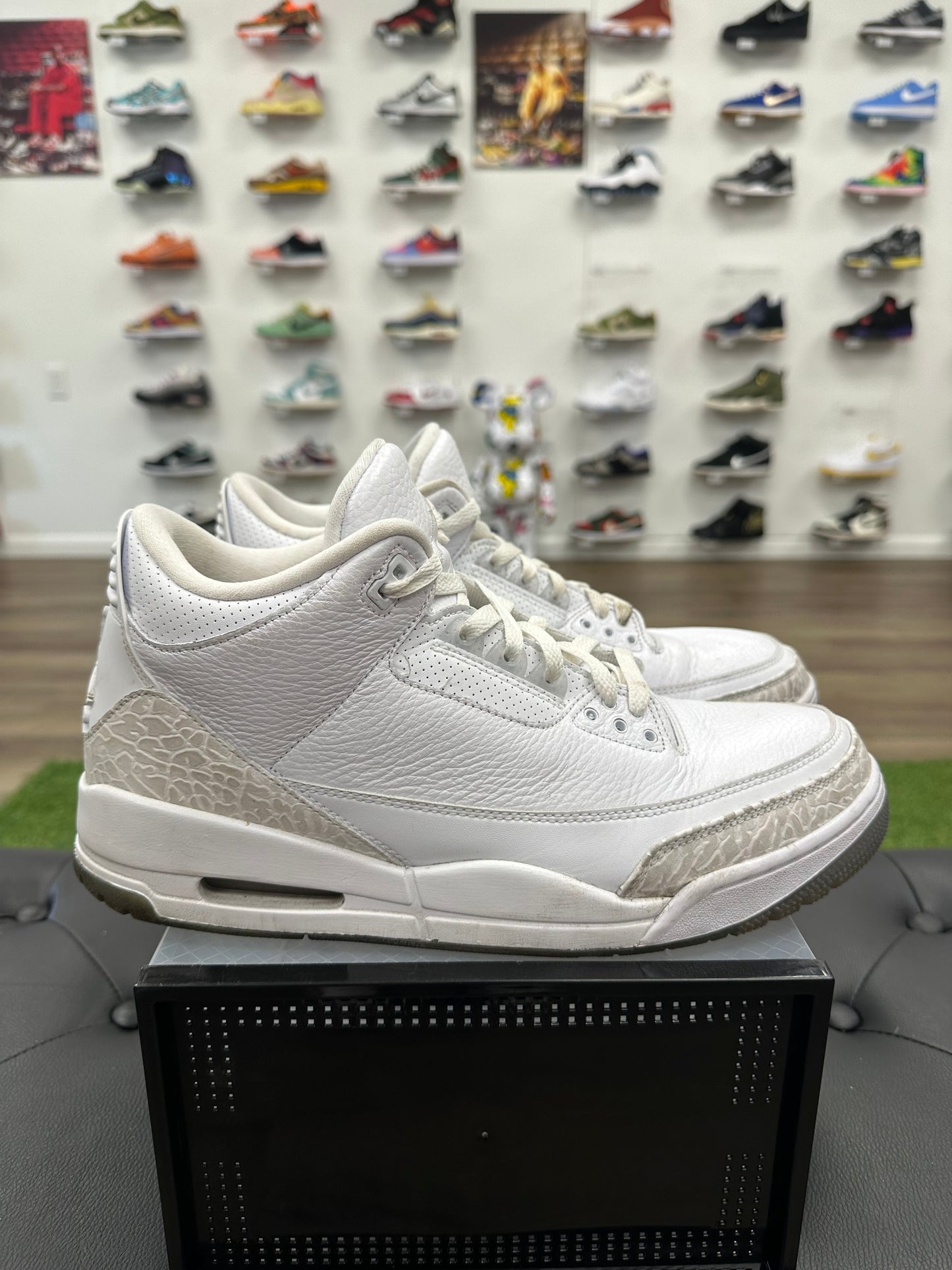 Jordan 3 Retro Pure White (2018) - Size 12 (U)
