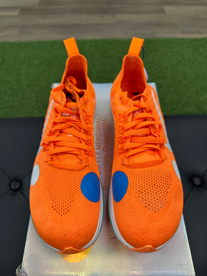 Nike Zoom Fly Mercurial Off-White Total Orange - Size 6.5