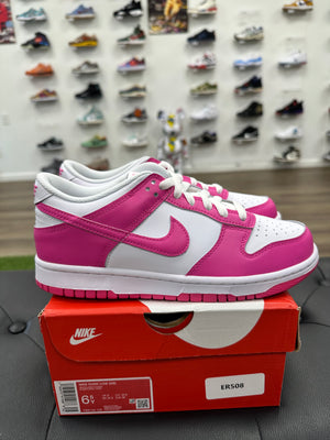 Nike Dunk Low Laser Fuchsia (GS) - Size 6.5Y (U)