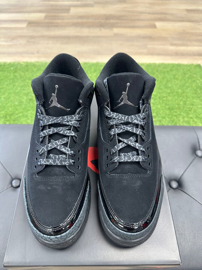 Jordan 3 Retro Black Cat (2025) - Size 10