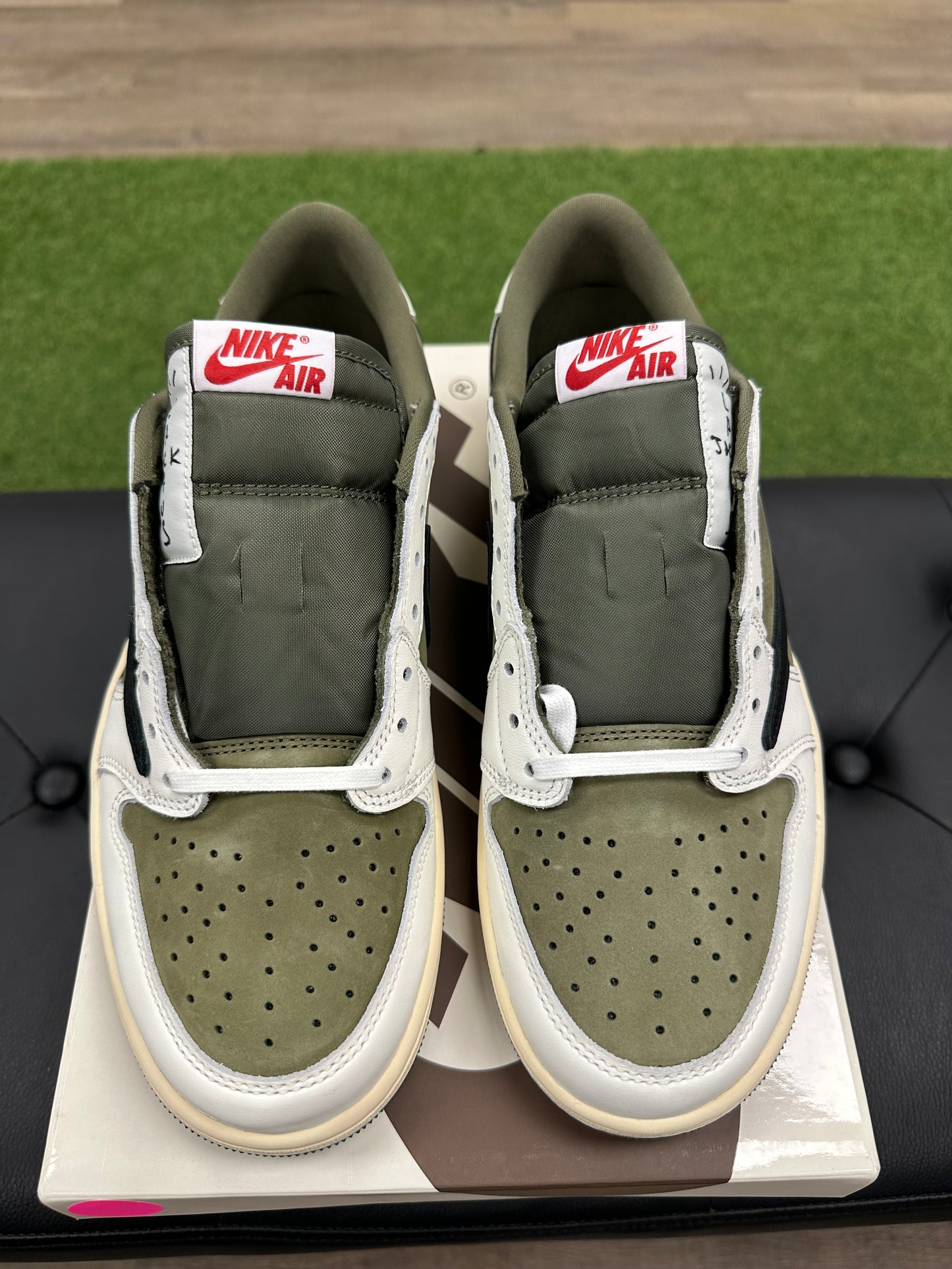 Jordan 1 Retro Low OG SP Travis Scott Medium Olive - Size 9
