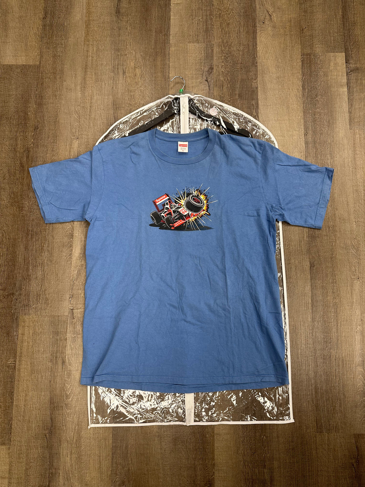Supreme Crash Tee (FW21) Dusty Light Royal