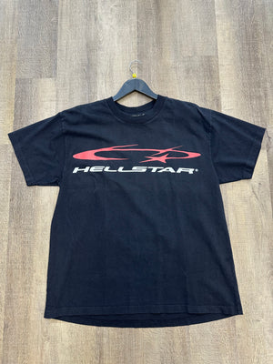 Hellstar HStar Horizontal T-Shirt Black - Size Medium