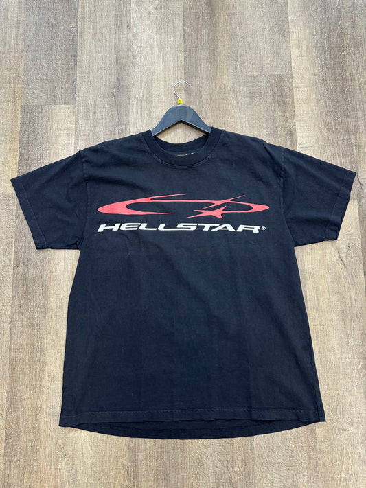Hellstar HStar Horizontal T-Shirt Black - Size Medium