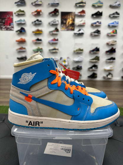 Jordan 1 Retro High Off-White University Blue - Size 12 (U)