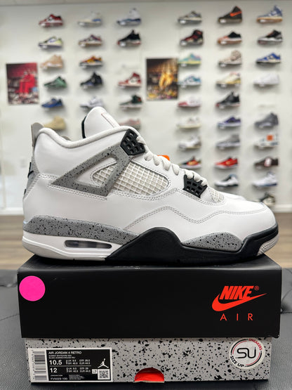 Jordan 4 Retro White Cement (2025) - Size 10.5
