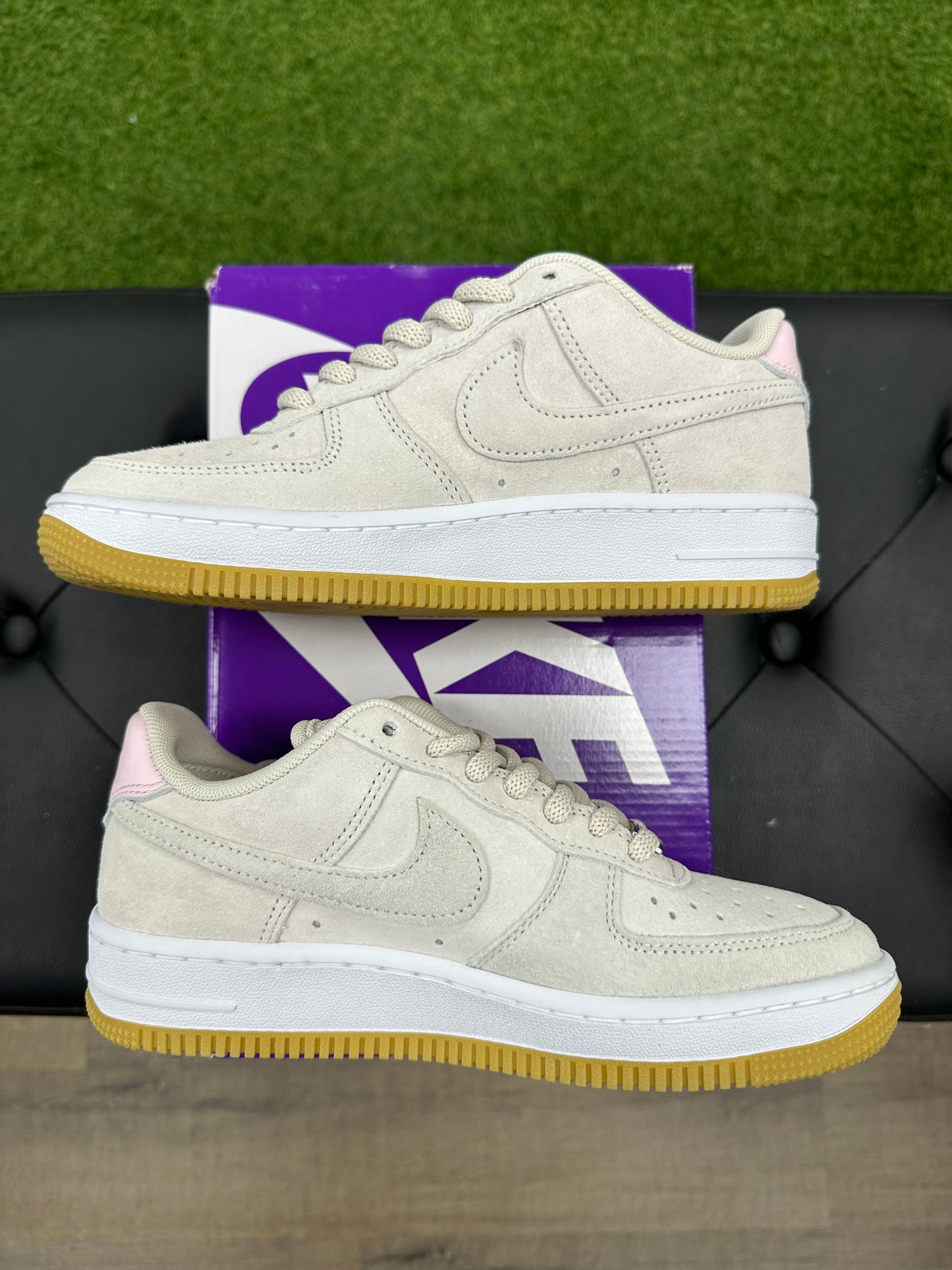 Nike Air Force 1 Low SB Light Orewood Brown Pink - Size 4