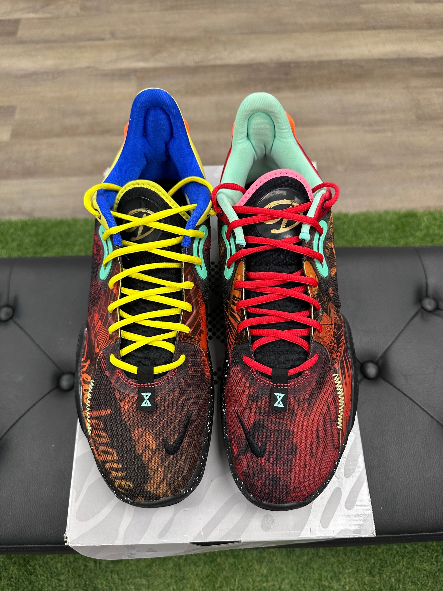 Nike PG 5 Mismatched Multi-Color - Size 12.5 (U)