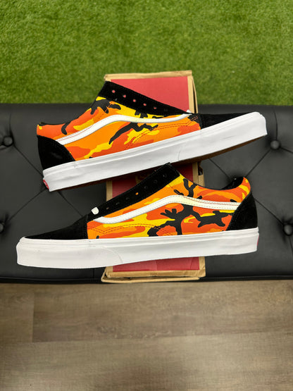Vans Old Skool Pop Camo Orange