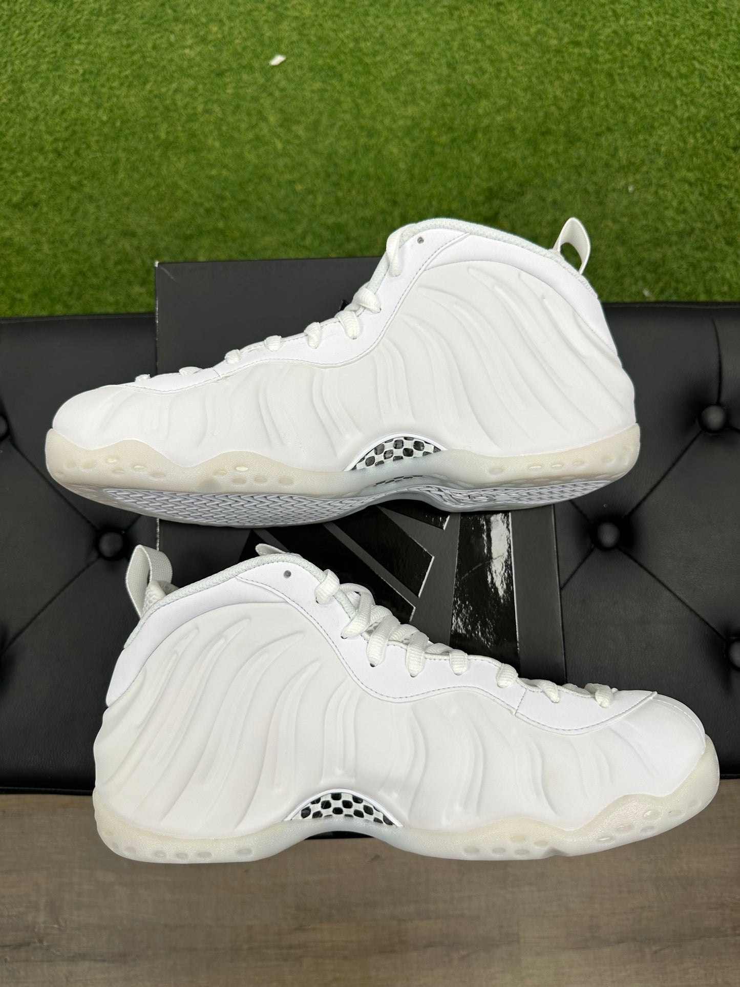 Nike Air Foamposite One Triple White - Size 9.5