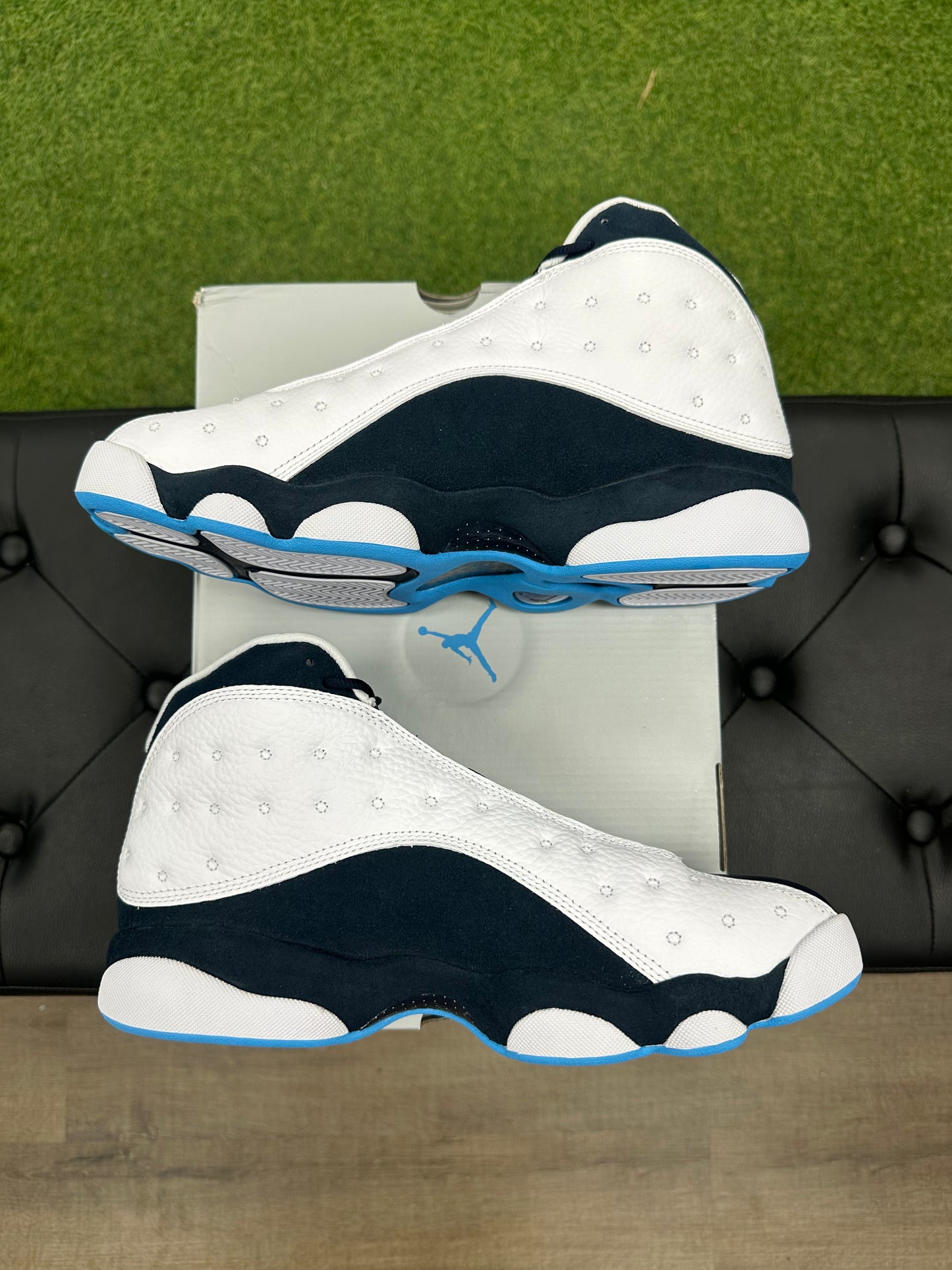 Jordan 13 Retro Obsidian Powder Blue White - Size 10