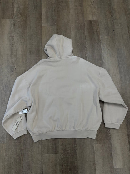 Fear of God Essentials Hoodie Silver Cloud - Mens